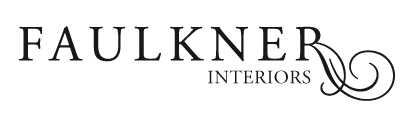 faulkner interiors black logo
