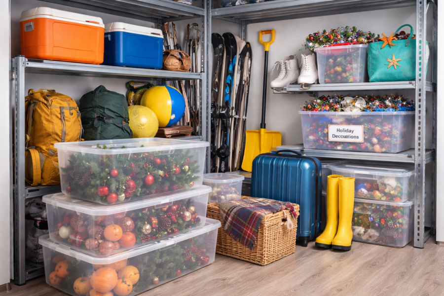 how to store seasonal items