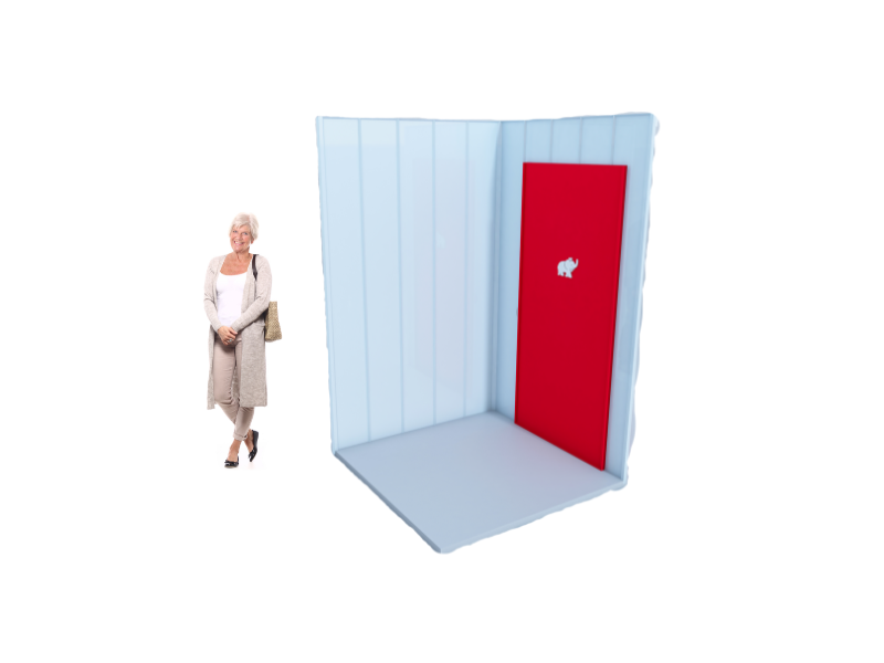 25Sqft Walk in Storage Unit