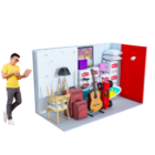 50Sqft Storage Locker Dublin Accessed by Stairs